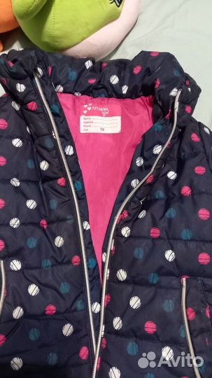 Куртка детская демисезонная для девочки 98