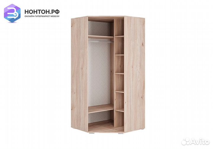 Шкаф угловой Лайк 06.01 дуб мария / фуксия