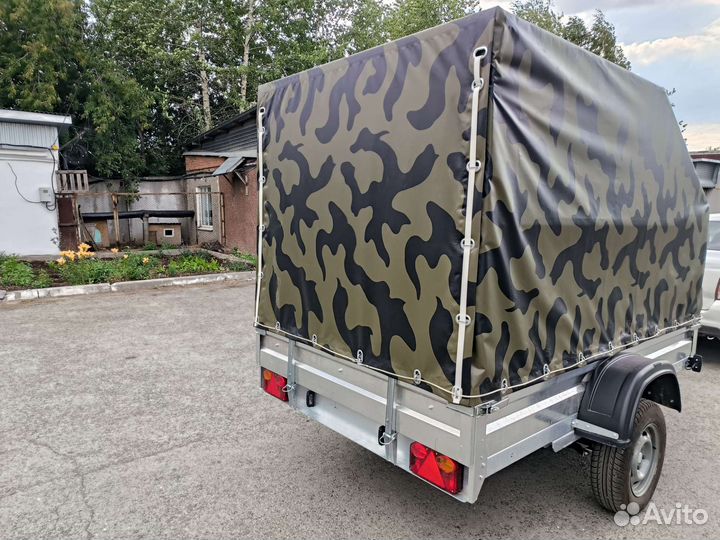 Прицеп 2,5х1,5 с тентом на подрамнике