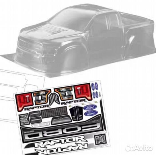 Кузов traxxas e-revo 1/8