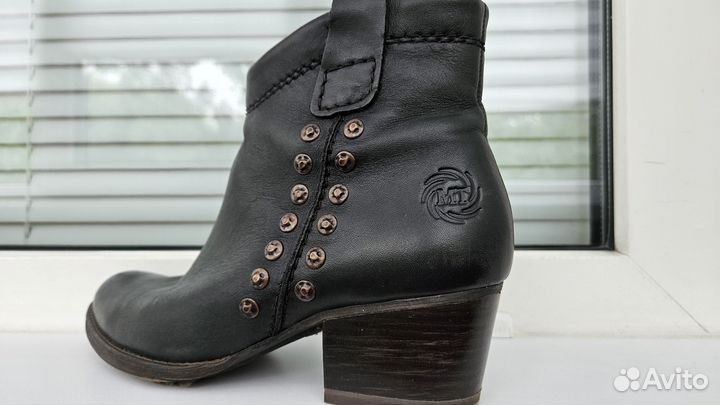 Ботильоны, полусапоги. Темно зелёные 36