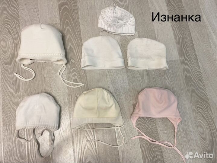 Шапка, чепчик 0-9 мес. для девочки