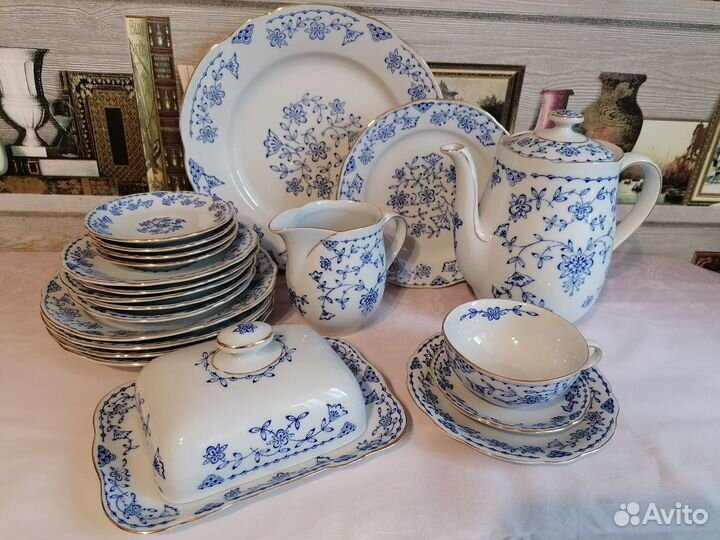 Чайный сервиз ГДР Kobalt Blau 60-е годы