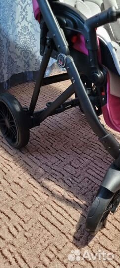 Коляска 2 в 1 эко кожа