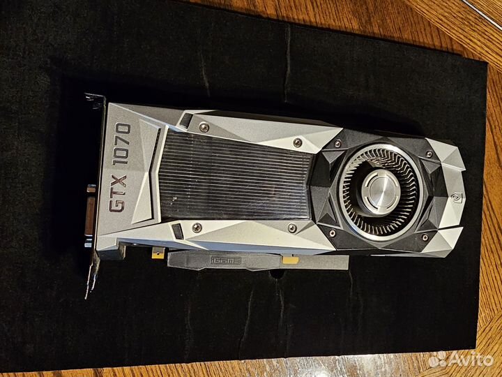 Видеокарта nvidia GTX 1070 Founders Edition