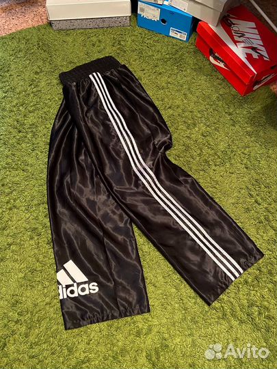 Широкие спортивные штаны adidas balenciaga type