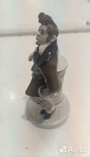 Статуэтка лфз СССР, Сахарница серебро эмаль