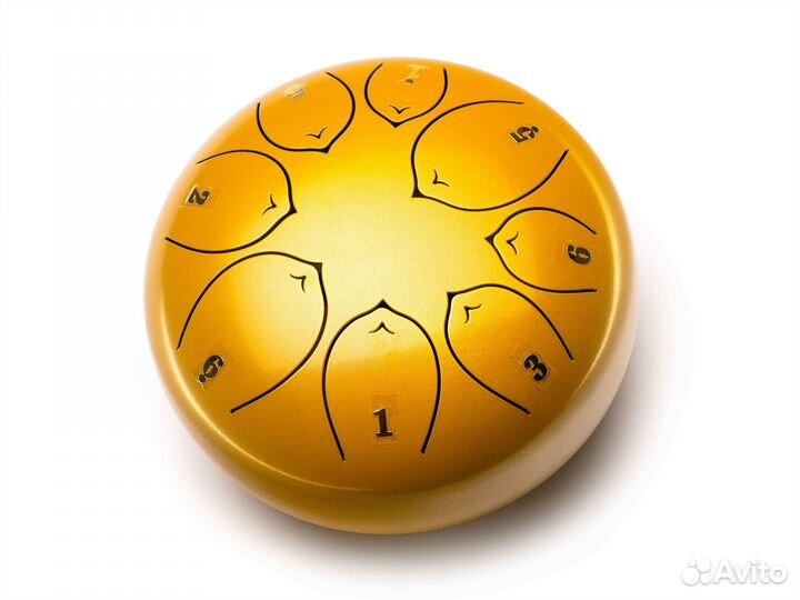 FTD-811F-GD Глюкофон, 20см, Фа мажор, золото, Foix