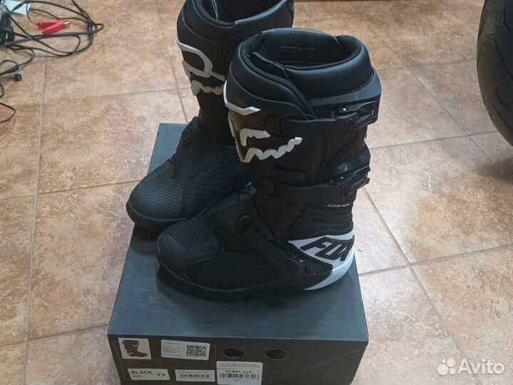 Подростковые мотоботы Fox Comp Youth,новые