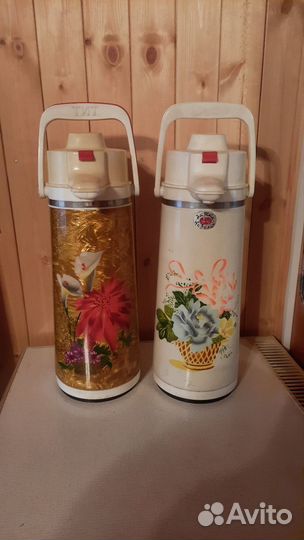 Термос с помпой