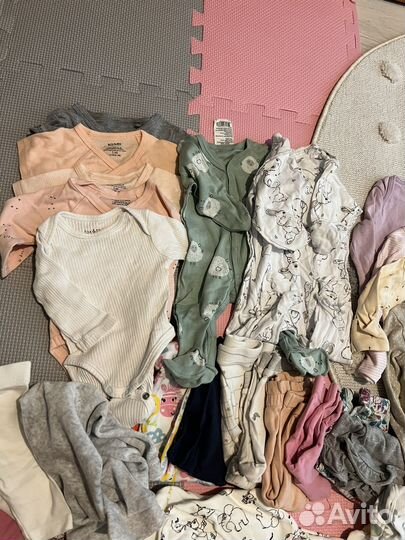 Огромный пакет/коробка детских вещей