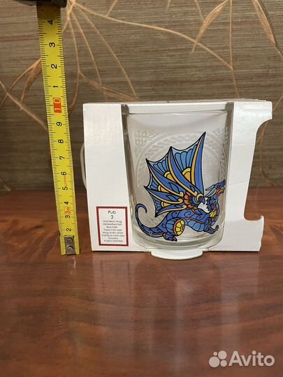 Кружка « Козерог», стекло, новая