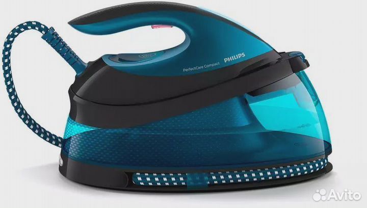 Парогенератор Philips GC7846/80 2400Вт синий/черный