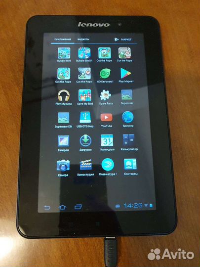 Планшет Lenovo IdeaPad Tablet A1107 Black 16 GB