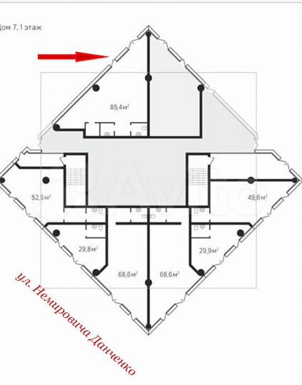 Свободного назначения, 85.4 м²