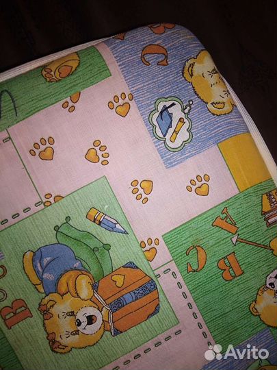 Матрац + бортики в кроватку