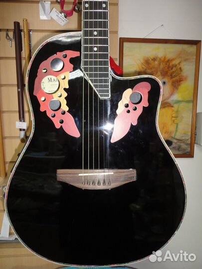 Martinez W-164P bk гитара электро-акустическая нов