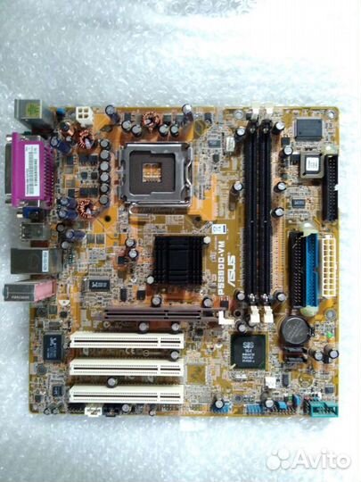 Материнская плата asus P5 S800-VM рабочая