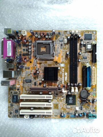 Материнская плата asus P5 S800-VM рабочая