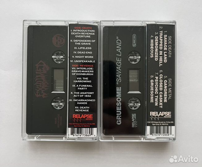 Gruesome Exhumed tape mc Relapse