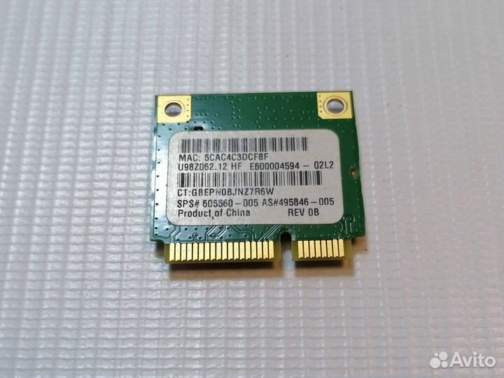 Wi-Fi адаптер для HP Pavilion dv6