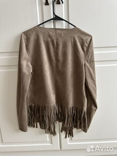 Замшевый кардиган