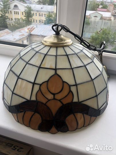 Светильник потолочный подвесной в стиле Тиффани