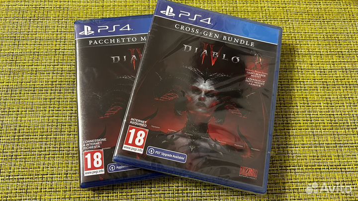 Diablo 4 ps4 новый диск, дефект бокса
