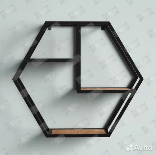 Полка в стиле лофт «Грамотон»