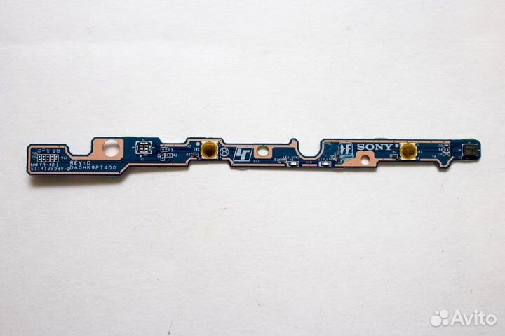 Кнопка вкл. для ноут. Sony SVF152. Отп. в регионы