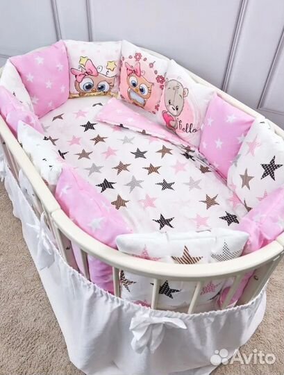 Бортики в кроватку