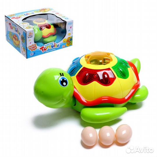 Музыкальная игрушка Черепашка (свет, звук, движен)