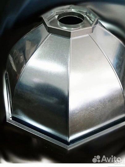 Вытяжные зонты из разных видов металла