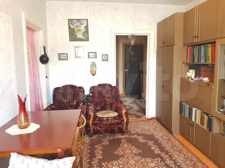 3-к. квартира, 52 м², 2/2 эт.