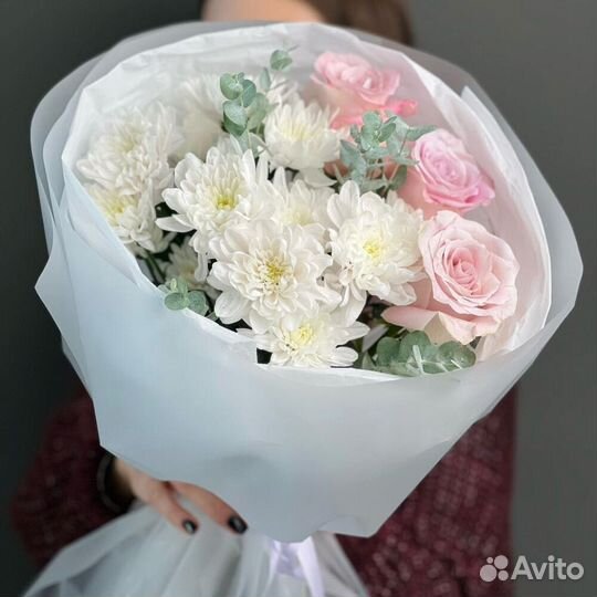 Нежные моменты Букет с розами