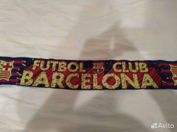 Шарф Футбольный фанатский фк Барселона