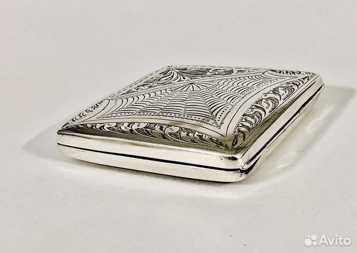 Портсигар старинный серебро 1936 год