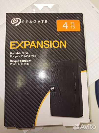 Внешний жесткий диск Seagate 4 Tb