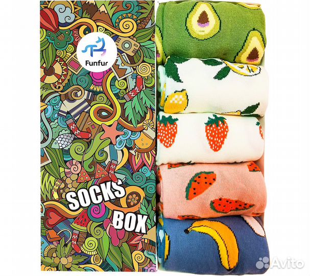 Носки Funfur Sweet в наборе 5 пар