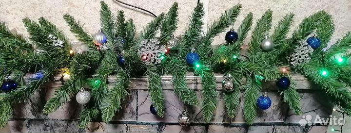 Еловые ветки искусственные