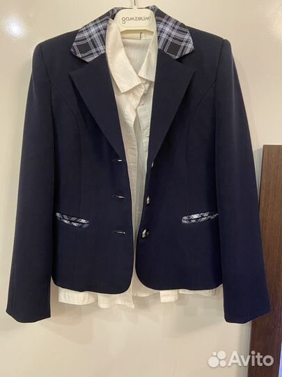 Пиджак школьный для девочки 122-128