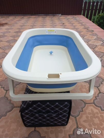 Детская ванночка для купания складная