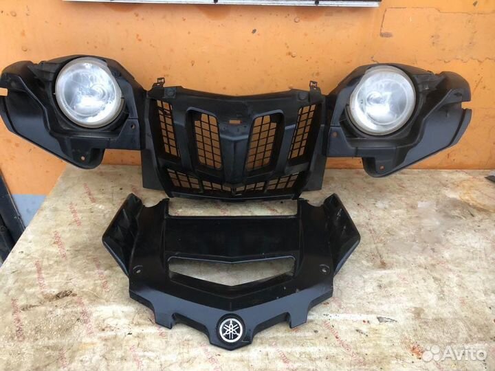 Решетка радиатора с фарами Yamaha Grizzly 700