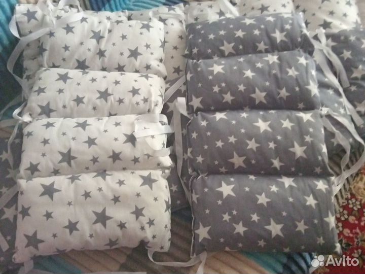 Бортики в детскую кроватку