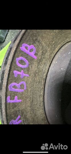 Диск тормозной передний Mitsubishi Canter FB70B, 2