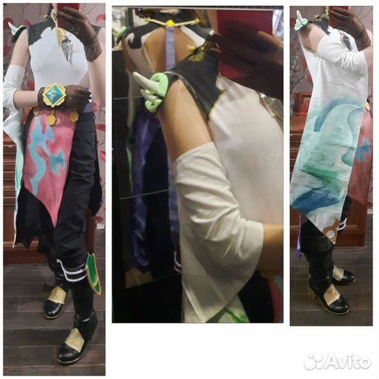 Косплей Сяо (цену предлагайте, костюм и обувь)