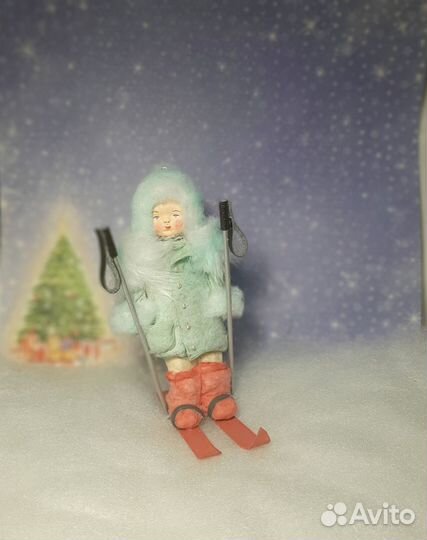 Ватные ёлочные игрушки