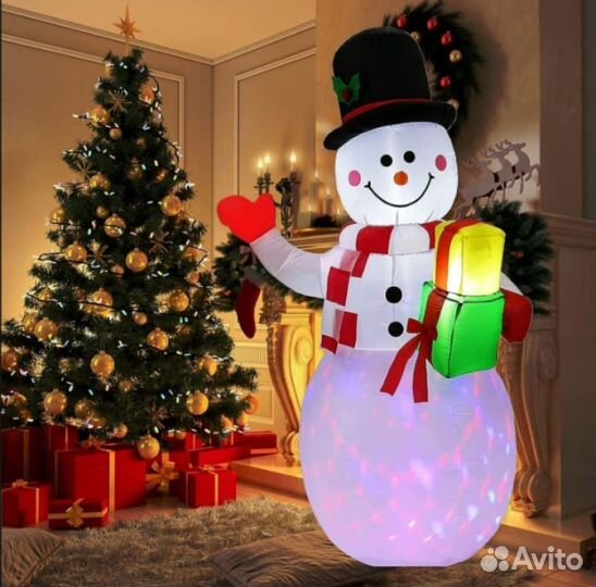 Новогодний снеговик