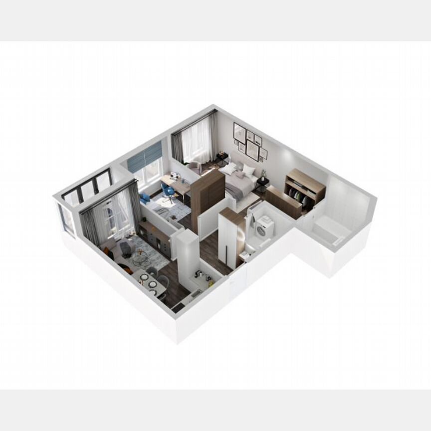 2-к. квартира, 57,7 м², 14/15 эт.