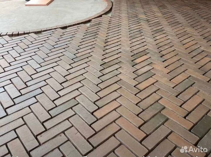 Брусчатка тротуарная клинкерная